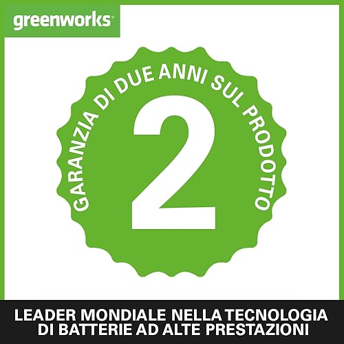 Greenworks 24V Akku - Original Greenworks 2Ah Leistungsstarker Lithium-Ionen Akku, leichtes Design mit 3-stufiger LED Batterieanzeige… – Ansicht 7