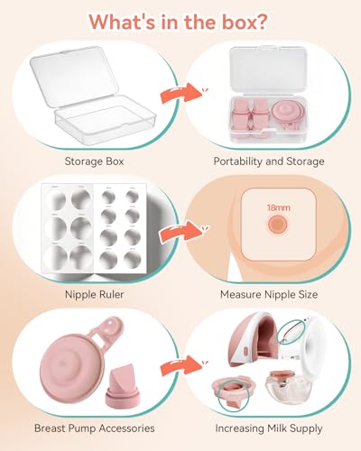 Image of Duckbill Valves & Silicone Diaphragm Replacement Parts Compatible with Momcozy M9 Wearable Breast Pump - BPA-Free Food-Grade Silicone Accessories (6 Pack: 4 Valves + 2 Diaphragms)