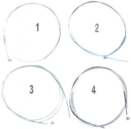 Generic Juego de Cuerdas para Violín Extremo Bola Núcleo de Nylon Sintético Aleación de Níquel Herida 4/4 Tipo A