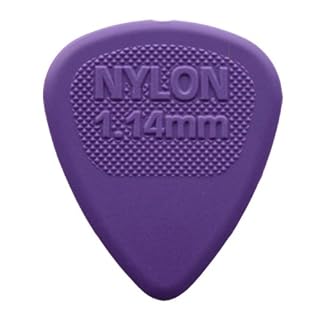 Dunlop Lot de 24 médiators en nylon pour guitare Violet 1,14 mm - Les Beatles, Paul McCartney, John Lennon, RIngo Starr, George Harrison
