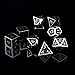Blacksmith Craft Dice DND Dice Set 9 PCS (2 Extra D6s) - Metal Dungeons and Dragons Polyhedral Dice Set with D&D Dice Box & Bag for RPG Gaming - Includes D20 - Blacksmith Craft Dice (Darkstar)
