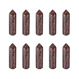 Pietre Di Cristallo; Materiale: Pietra Naturale; Stile: Pietra Dorata; Dimensioni: 33 x 8mm / 1.3 x 0.31in (L x W); Nella confezione: 10Pcs Bacchette Di Pietra Levigata