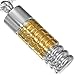 Produktbild ORDO Diamonds® Stahlanhänger, Anhänger aus 316L Stahl, Anhänger aus Chirurgenstahl, unisex Anhänger, bemusterte Tube in zwei Farben, 9 x 31 mm