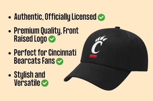 Gorra University Cincinnati Classic Edition ajustable bordada miniatura 5
