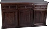 MiaMöbel Sideboard Mexico Möbel 167x90x60 cm Kolonialstil Massivholz Pinie Kolonialstil