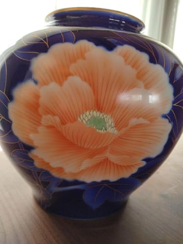 深川製磁 花器 入手困難 深川製磁・色絵彩磁・花器・花瓶・フラワー