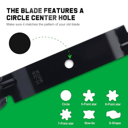 Image of Grasscool SS5000 Timecutter 50 inch 115-5059-03 Mulching Mower Blades for Toro Time Cutter MX5050 MX5000 MX5075 Z5000 50'' Deck Zero Turn Replace 110-6837-03