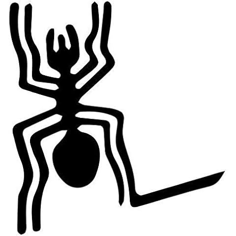 Peru Nazca Lines Spider - Sticker Graphic - Auto, Wall, Laptop, Cell, Truck Sticker for Windows, Cars, Trucks