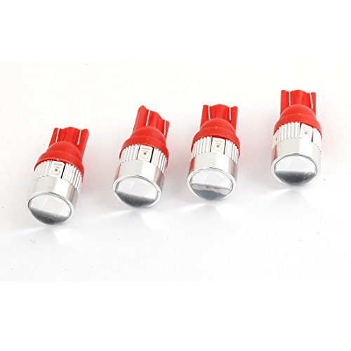 Ruilogod 4�� T10 5630 SMD 6 LED �����Y �_�b�V���{�[�h ���C�g �V�O�i�� �����v ���b�h 12V