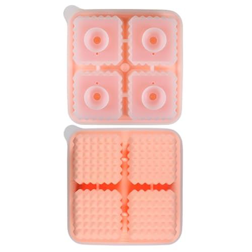 Molde para cubos de hielo de silicona con tapa miniatura 1