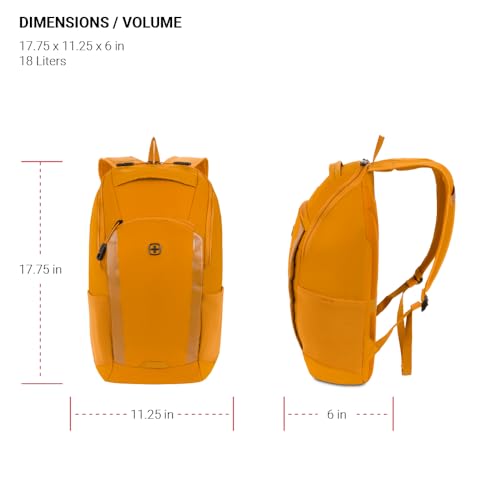 Image of SwissGear 8117 Laptop Backpack, Fits up to 15-Inch Laptop, Mustard