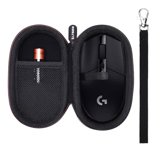 LTGEM Case Compatible with Logitech G305 / G PRO X 2 / G PRO X 2 DEX/G PRO X/G Pro 2 / G703 / G705 / G309 Lightspeed Wireless Gaming Mouse, Black(Case Only)
