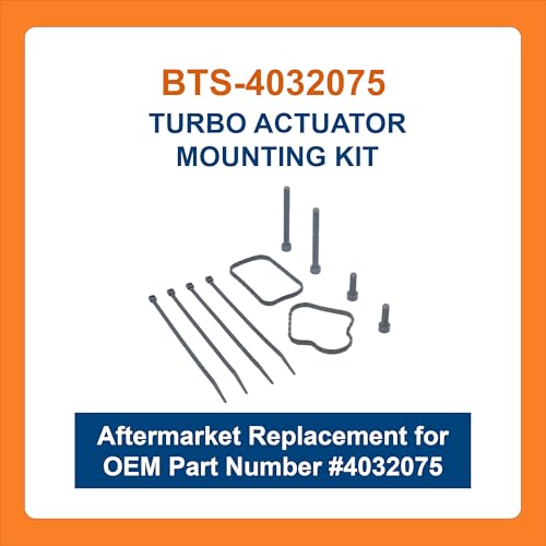 Image of BTS-4032075 VGT Turbo Actuator Mounting Kit, Compatible with Cummins B6.7L Holset HE351VE & HE300VG Turbo, Aftermarket Replacement for OEM 4032075 4045389 4045390 4031417 4041397 4041398