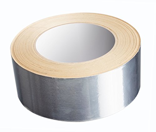 Preisvergleich Produktbild Aluklebeband PAPSILENT zum Verkleben von Isoliermaterialien, Dämmunterlagen 100% Aluminium Rolle 50 m