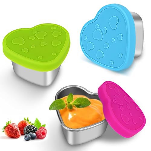3Pcs Salad Dressing Pots To Go Small Food Container Sauce Po