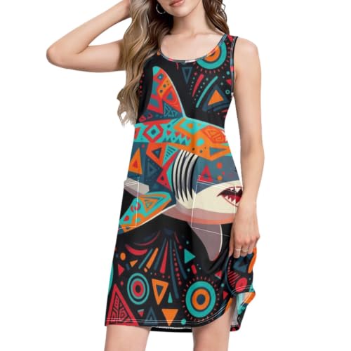 Robe d'été pour femme de plage S-3XL fluide et respirante