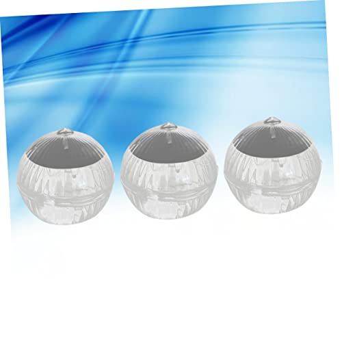 INOOMP 2 Peças Globo De Brilho Solar À Prova D'Água Luz Solar À Prova D'Água Luzes De Piscina Flut