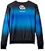 FOCO NFL Carolina Panthers Printed Gradient Ugly Sweater, Medium