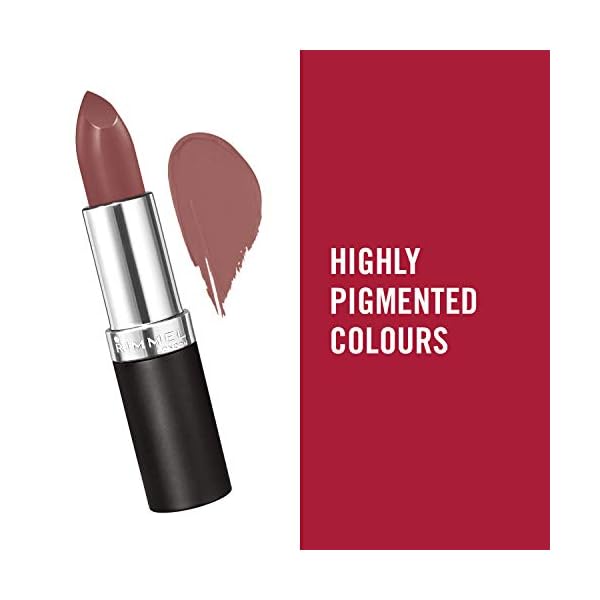 Rimmel Lasting Finish Lipstick - Up to 8 Hours of Intense Lip Color with Color Protect Technology and Exclusive Black Diamond Complex - 066 Heather Shimmer, .14oz