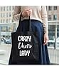 Hippowarehouse Crazy Choir Lady Tote Shopping Gym Beach Bag 42cm x38cm, 10 litres #1