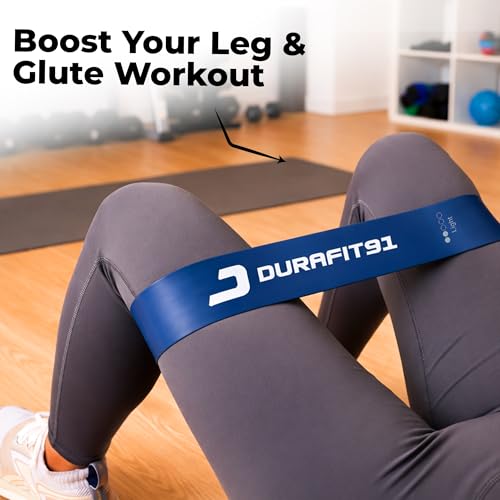 Image of Resistance Bands Set of 3(Ultra Light to Medium) Booty Bands for Unisex | Mini Loop Hip Bands for Toning Glute, Leg & Squat Training | Exercise Bands for Gym, Yoga, Pilates, Fitness