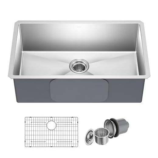 Durable 30-Inch Stainless Steel Sink