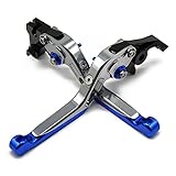 Función: palanca de embrague de freno de motocicleta, aluminio CNC 100% nuevo de alta calidad, plegable ajustable y retráctil.
