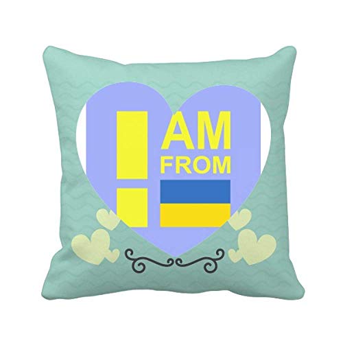 Oreiller de l'Ukraine offbb en forme de coeur pour canape