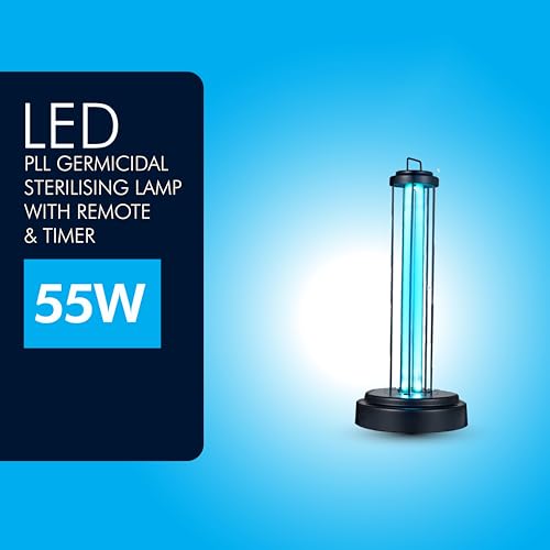 Image of SAMSON 55W UV Germicidal Lamp PLL with Remote and Timer UV Disinfection Light for Room Home Hotel and Office Use Sterilizing Lamp
