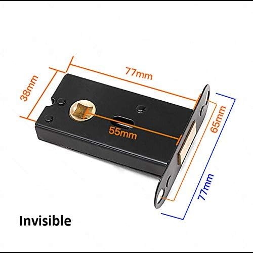 TOOLSTAR Door Latches, Stainless Steel Tubular Mortice Latches