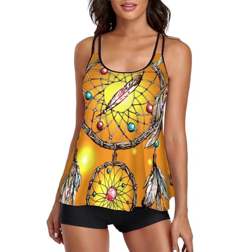 Tankini ensemble avec short de garçon pour vos moments de détente absolue à la plage et piscine