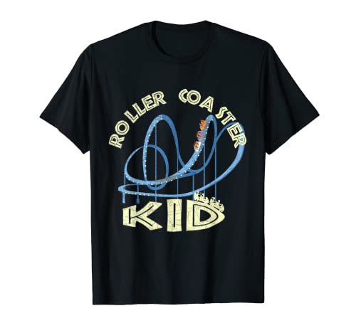 Roller Coaster Kid Loves Riding The Scream Machine Camiseta