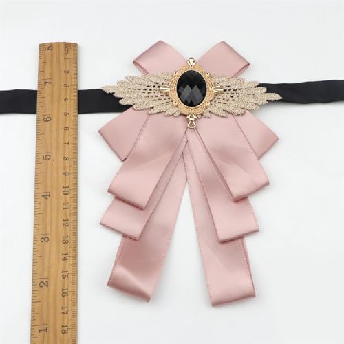Corbata de lazo sólida para mujer ideal para reuniones y eventos elegantes 6
