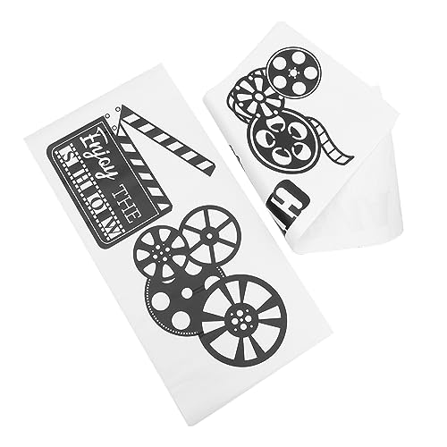 HOMSFOU Adesivi Murali Per Cinema Decorazioni Murali Per Cinema Adesivi Per Film Realizzati in Durevole Facili Da Attaccare e Rimuovere Per Soggiorno e Stanze