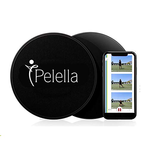 Pelella Sliders Fitness Core Gliding Ejercicio Gimnasio Discos de Deslizamiento Abdominales Deslizable...