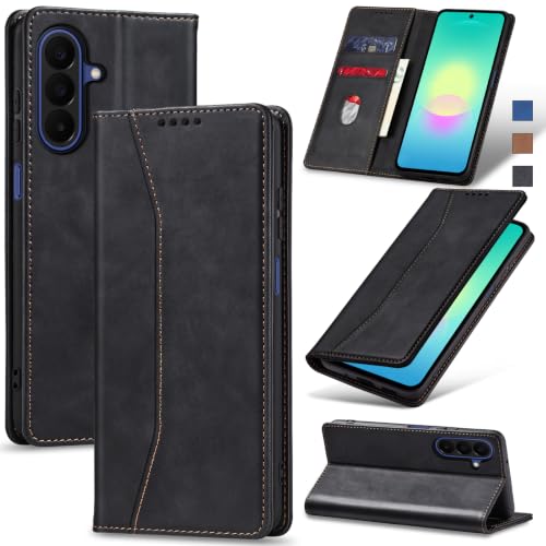 Image of Jasonyu Flip Wallet Case for Samsung Galaxy A27,Black