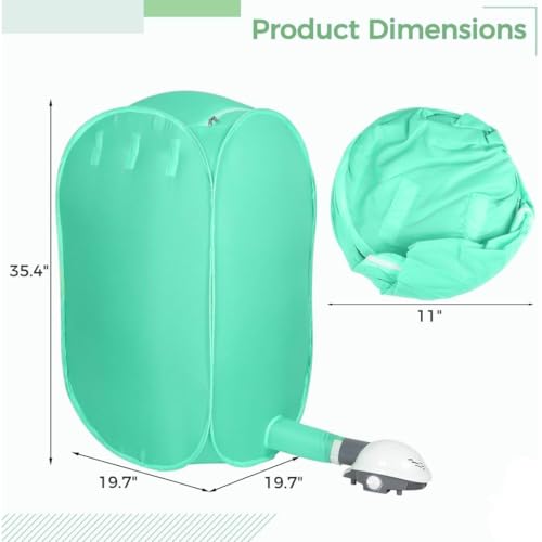 Image of 800W Portable Folding Electric Air Clothes Dryer for Home & Dorms, Suitable for Wet and Cold Weather, Mini Portable, Fast Drying for Clothes, Shoes, Hats(Multicolour)