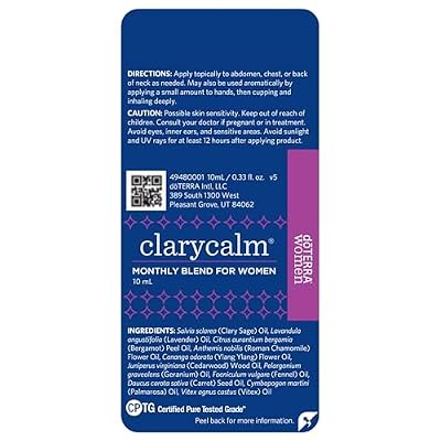 doTERRA Clary Calm Essential Oil Monthly Blend for Women - 10 ml