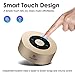 XLEADER [Smart Touch Wireless Speaker SoundAngel A8 (3rd Gen) 5W Small Speaker with Portable Waterproof Case 15H TF Card AUX for Outdoor Travel Sports Hiking Car BBQ Beach Champagne Gold