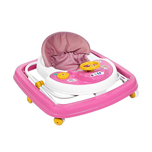 Andador Balanco 6 Rodas Regulav Rosa - Styll Baby