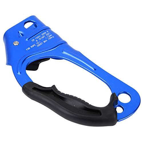 Yuehuam Hand Ascender Rock Clambing Descender Grasp Clamp Outdoor Mountaineering Climbing Right Rappelling Gear Equipment Rope Clamp for 8-13mm Rope