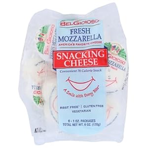 Belgioioso, Fresh Mozzarella Snacking Cheese, 6 oz