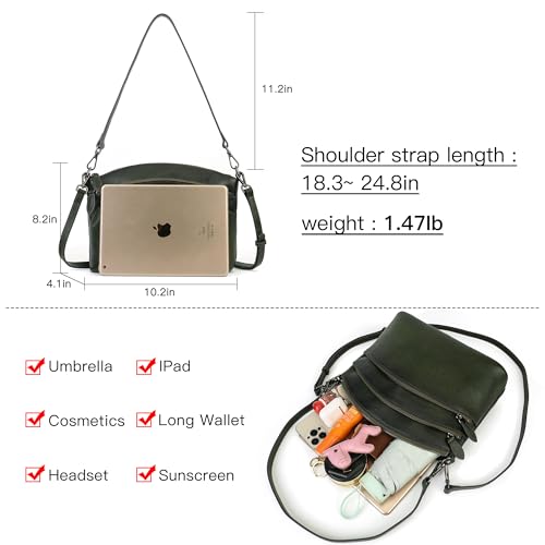 Genuine Leather Purses for Women Hand Bags Vintage Crossbody Bags for Women Shoulder Bag4