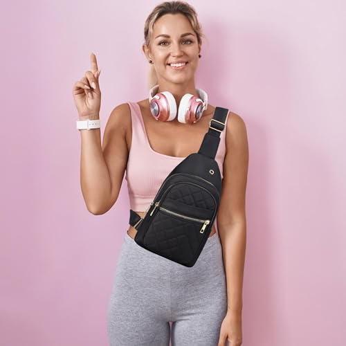 Image of Banelu Small Sling Bag Crossbody Sling Backpack for Women, Chest Bag Cross Body Bags Crossbody Purse for Outdoors Hiking Traveling