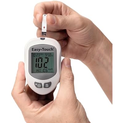 Easy Touch Glucose Test Strips - 100 Count (2 Packs of 50 Strips Each)