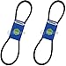 2 Pack Stens 265-182 OEM Replacement Belt Fits AYP 532408007