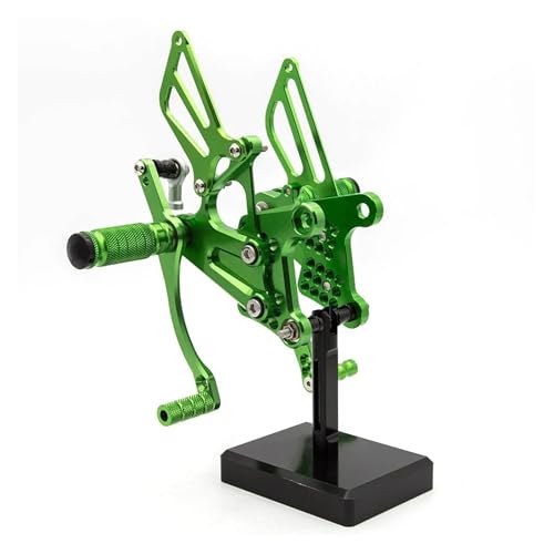 Pédales repose-pieds arrière réglables CNC en aluminium anodisé pour moto NSF100