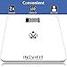 INEVIFIT Bathroom Scale, Highly Accurate Digital Bathroom Body Scale, Measures Weight up to 400 lbs. Includes Batteries