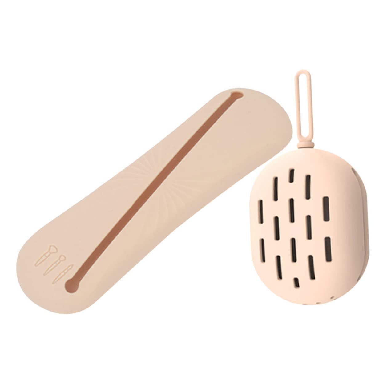 MAGICLULU 3 Juegos De Bolsa De Cosméticos De Huevo De Belleza Esponja Facial Soporte De Esponja De Maquillaje Soporte De Herramientas De Maquillaje De Silicona De a De Belleza
