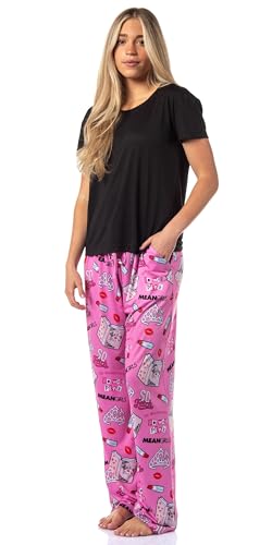Mean Girls Women's Burn Book Icons and Movie Quotes Lounge Pajama Pants2